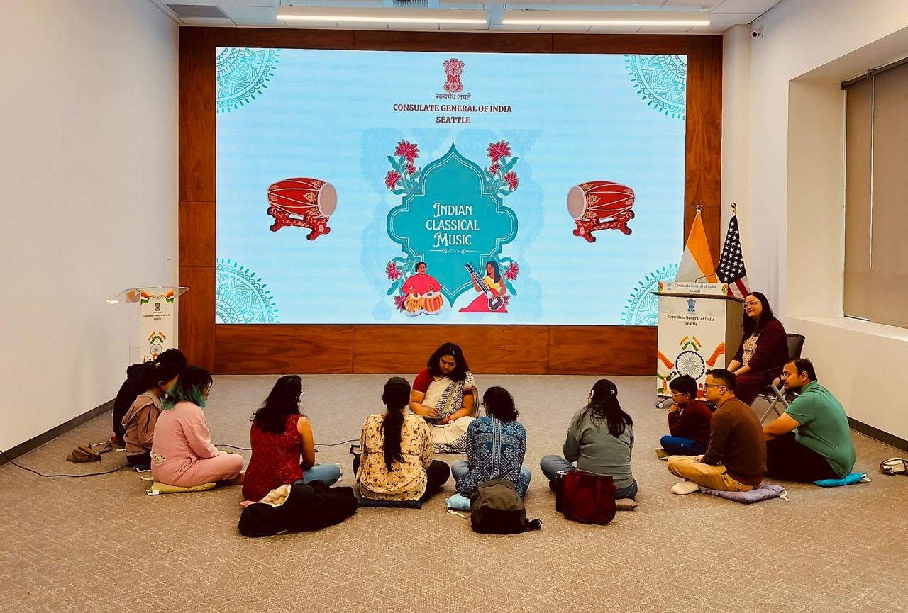  Commencement of Yoga, Music and Dance classes at Indian Consulate ( 9 May 2025, Seattle)