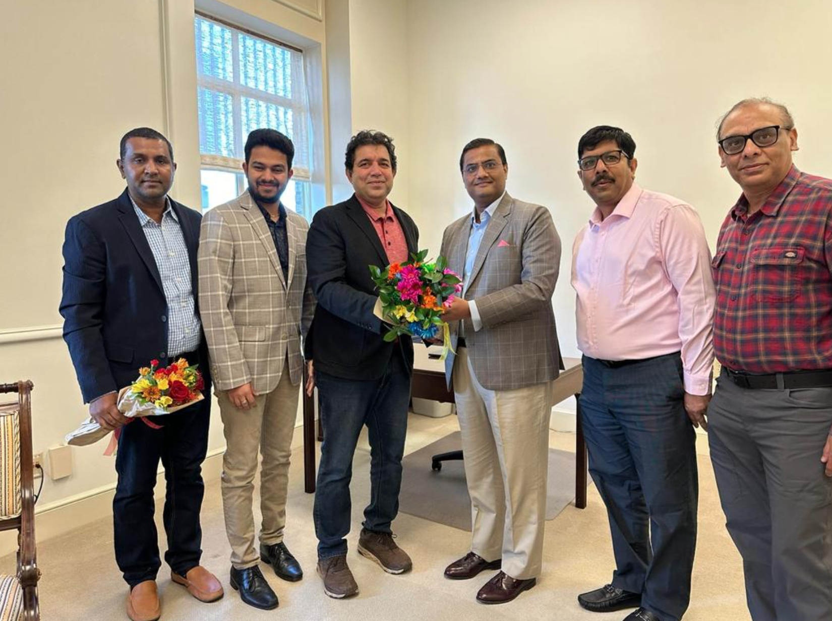  Meeting with members of the Telugu Speaking Community at Consulate