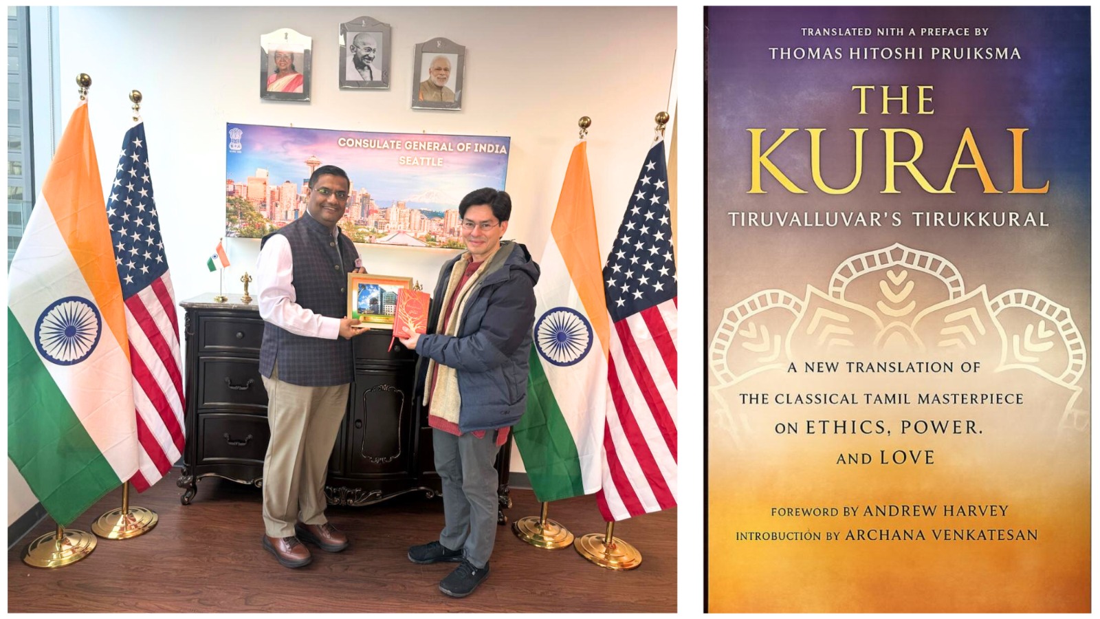  Interaction with Thomas Hitoshi Pruiksma, Recipient of the 2025 Ancient Tamil Literature Promotion Award
