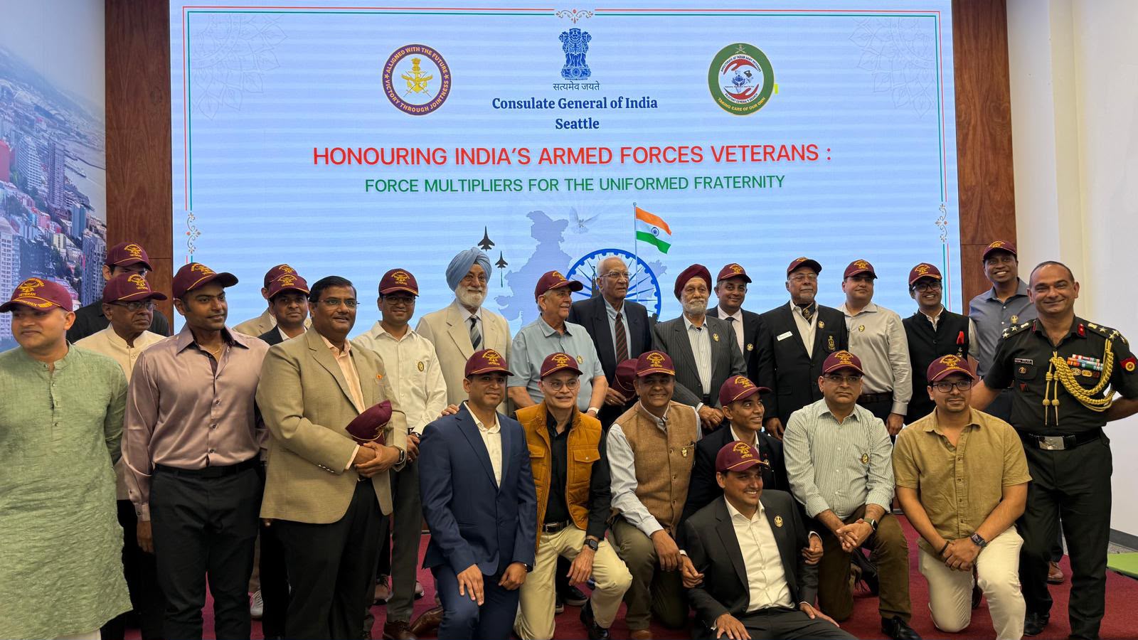 Saluting the Indian Armed Forces Veterans in Seattle!