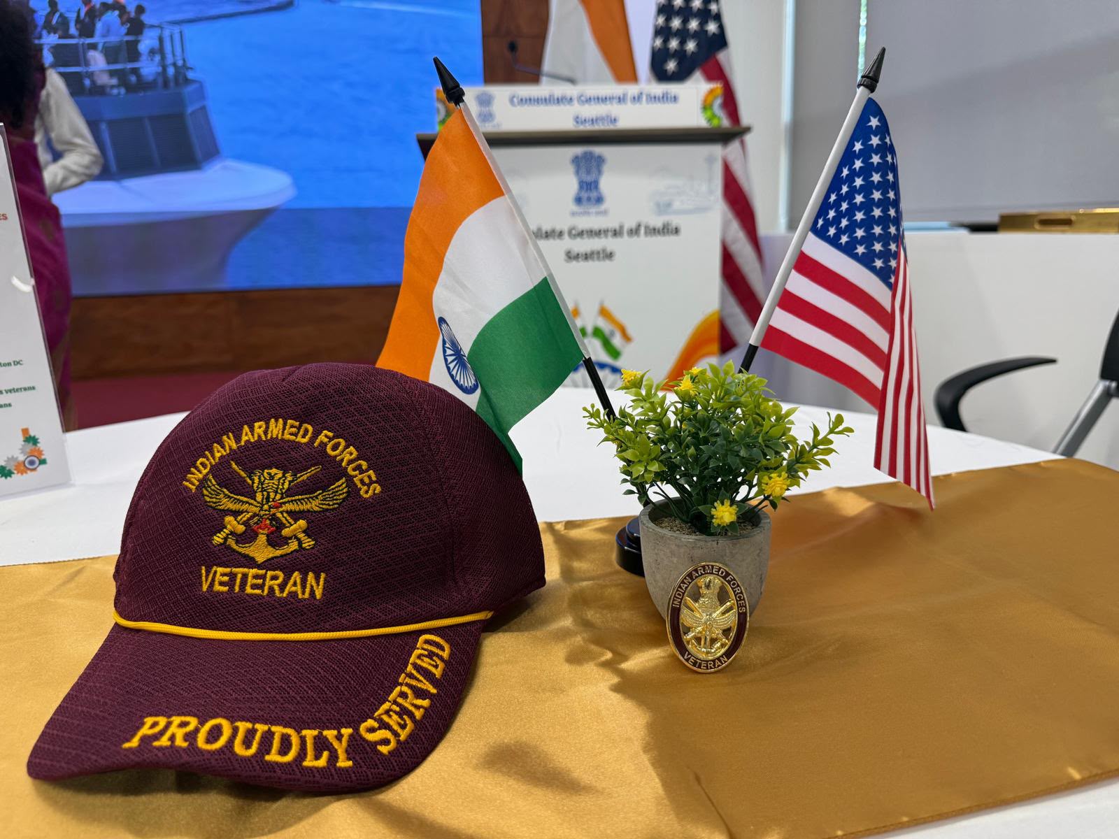  Saluting the Indian Armed Forces Veterans in Seattle!