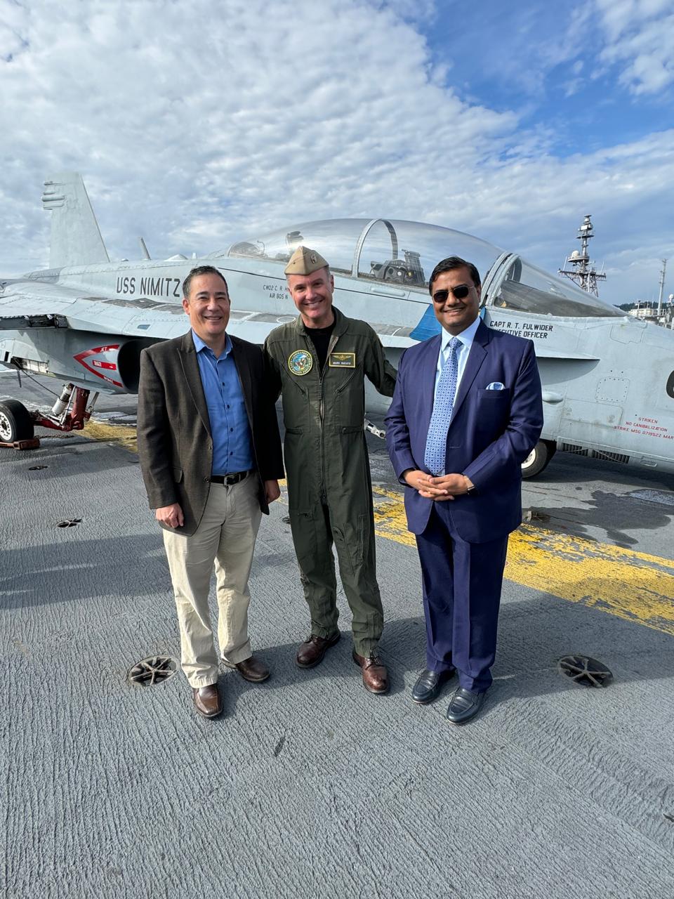  Visit of Seattle Consular Corps to US Aircraft Carrier USS NIMITZ at Naval Base Kitsap ( 26 August 2024, Bremerton)