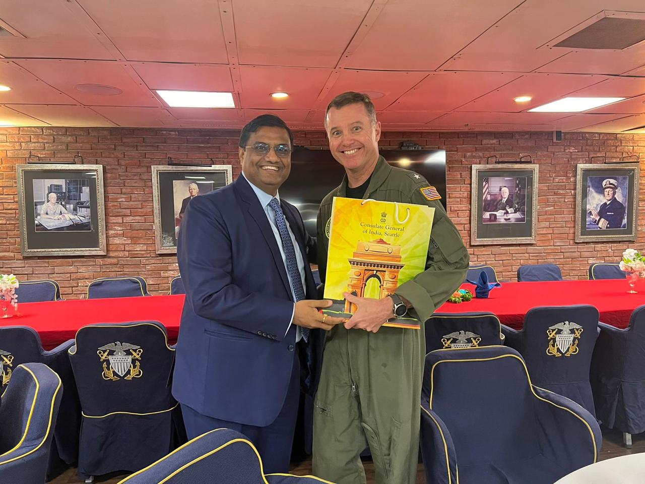  Visit of Seattle Consular Corps to US Aircraft Carrier USS NIMITZ at Naval Base Kitsap ( 26 August 2024, Bremerton)