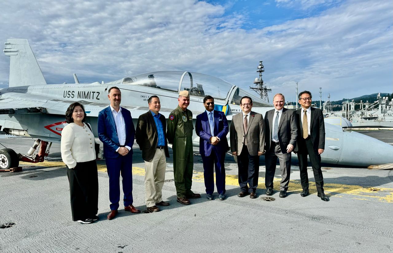  Visit of Seattle Consular Corps to US Aircraft Carrier USS NIMITZ at Naval Base Kitsap ( 26 August 2024, Bremerton)