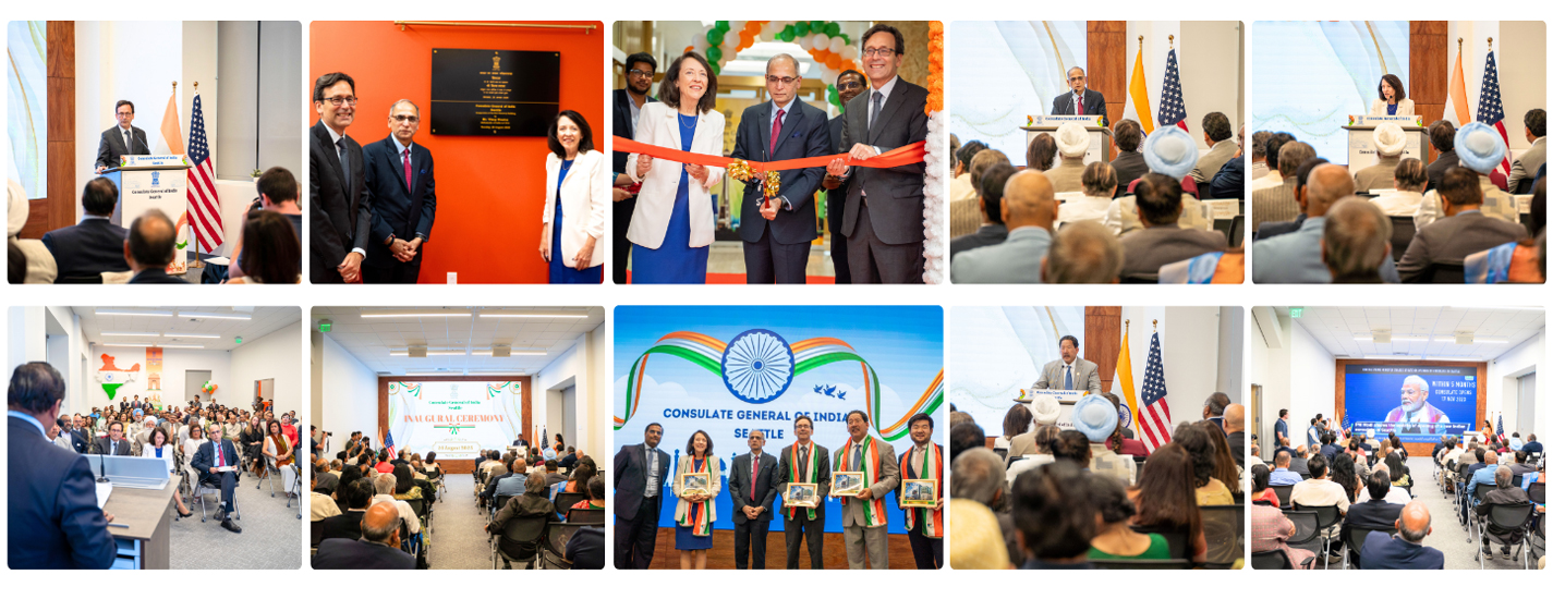  Inauguration of the New Chancery Premises of the Consulate General of India, Seattle  (26 August 2025, Seattle)
