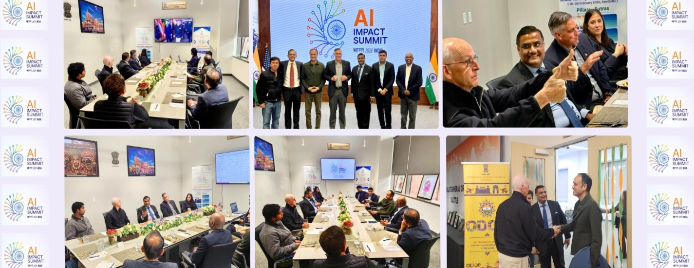  INDIA AI Impact Summit 2026: Pre-Event Briefing Session for US Congressmen and Tech CEOs hosted in Seattle (07 November 2025)
