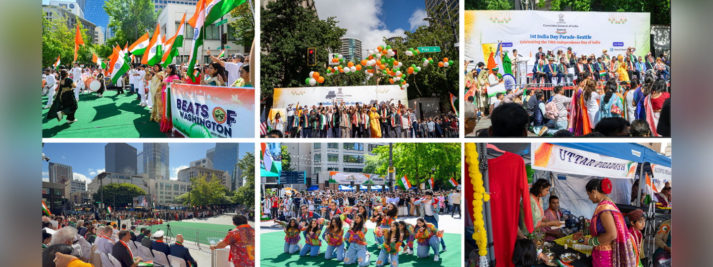  First India Day Parade in Seattle Showcases All 28 States of India (16 August, 2025)
