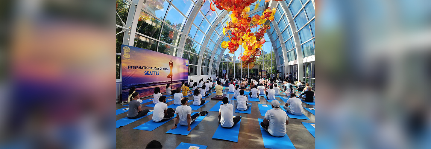  10th International Day of Yoga celebrations in the Greater Seattle area
